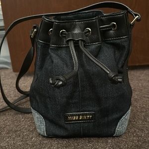 Miss sixty blue purse handbag